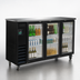 Thumbnail image #3 for IKON Refrigeration 73-Inch Three-Section Back Bar Cooler with Glass Swing Doors