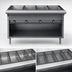 Thumbnail image #3 for Spec-Master Electric Hot Food Table with 4 Wet or Dry Wells, Open Cabinet Base, 63-1/2