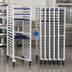 Thumbnail image #3 for New Age Full-Size Mobile Z-Type Nesting Pan Rack for 20 Sheet Pans
