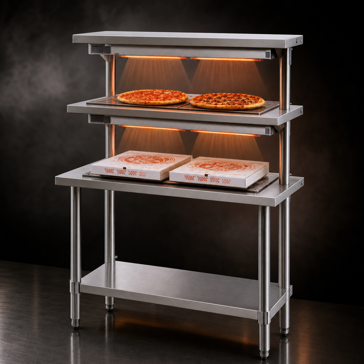 Product image #3 for Eagle Group 48-Inch Pizza Holding Table with Infrared Warmers, 240V
