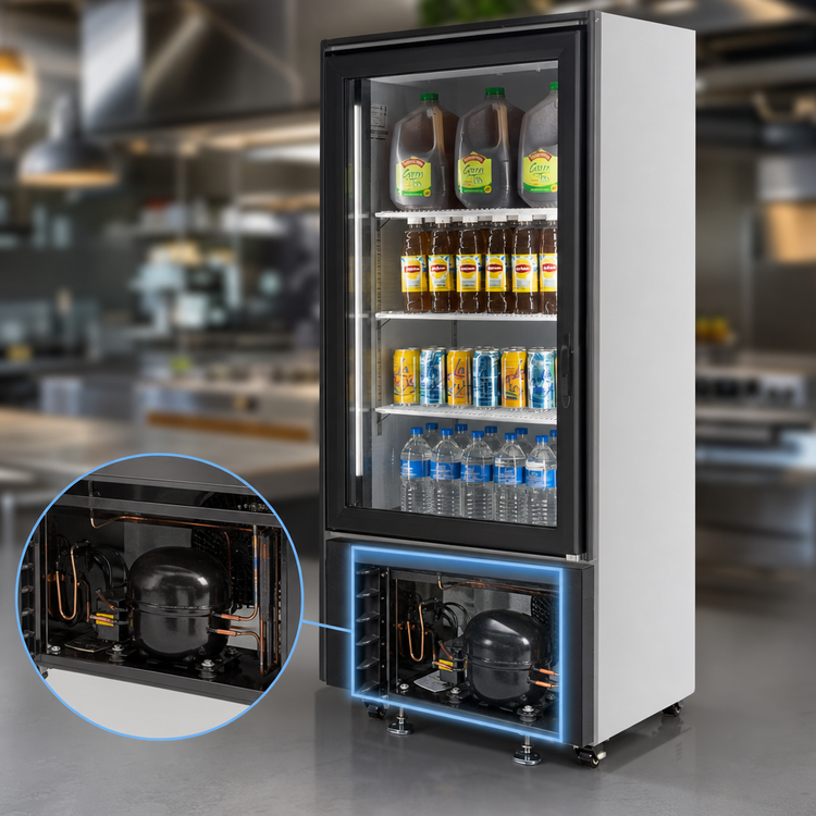 Product image #3 for Migali Competitor Series® 10 Cu. Ft. One-Section Reach-In Glass Door Refrigerator Merchandiser