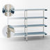 Thumbnail image #3 for MetroMax i 72-Inch Wide x 18-Inch Deep x 74-Inch High 5-Shelf Add-On Polymer Shelving Unit