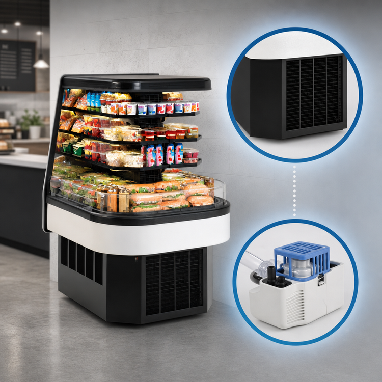 Product image #3 for Federal Industries ECSS40SC Self-Contained Refrigerated Self-Serve End Cap Display Case