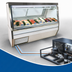 Thumbnail image #3 for Howard-McCray 34N Series 144-Inch Fish/Poultry Refrigerated Service Case, Straight Glass, Remote Refrigeration, LED Lighting