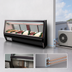 Thumbnail image #3 for Howard-McCray 40E Series 10-Foot Remote Single Duty Fish and Poultry Service Case with Straight Glass, Black Exterior and White Interior, LED Lighting