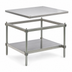 Thumbnail image #3 for New Age 72-Inch Wide Aluminum Equipment Stand with Adjustable Undershelf, 12-Gauge Marine Edge Top