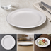 Thumbnail image #4 for Winco 5-1/2 Inch White Round Melamine Plate
