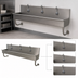 Thumbnail image #3 for Advance Tabco 72-Inch 3-Station ADA Wall Mounted Hand Sink with 3 Electronic Faucets