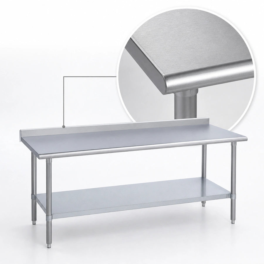16 Gauge 400 Series Stainless Steel Top