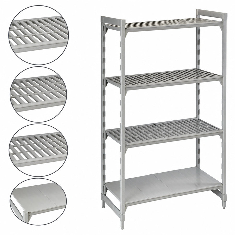 4-Shelf Vented and Solid Configuration
