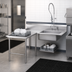 Thumbnail image #3 for John Boos Pro-Bowl L-Shaped Island Soiled Dishtable with 20