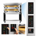 Thumbnail image #3 for PizzaMaster PM 742ED 2-Deck Electric Pizza Deck Oven with Ceramic Clay Stones