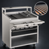 Thumbnail image #3 for Bakers Pride Dante Series 48-Inch Floor Model Gas Radiant Charbroiler with Open Cabinet Base