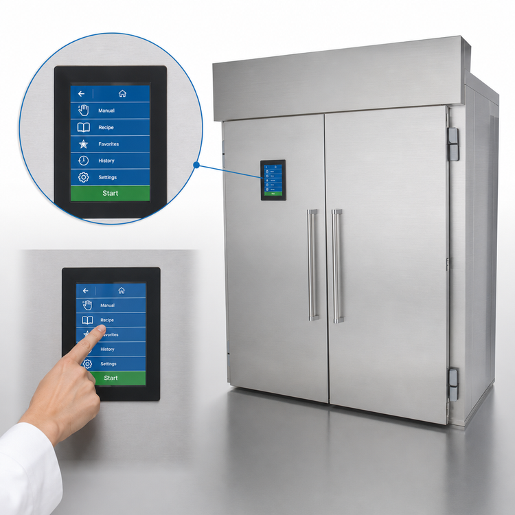 Product image #3 for Doyon KDPR11 Knockdown Roll-In Retarder Proofer Cabinet, 1-Section, Digital Touchscreen