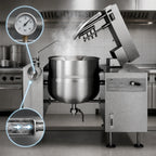 Thumbnail image #3 for Crown DLTM-60 Direct Steam Tilting Mixer Kettle, 60 Gallon