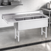 Thumbnail image #3 for Advance Tabco 3-Compartment Fabricated Sink with 30-Inch Left Drainboard, 24 x 30 x 14-Inch Bowls, 304 Stainless Steel