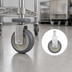 Thumbnail image #3 for Metro Super Erecta 5-Inch Rigid Cart-Washable Stem Caster with Polyurethane Wheel and Bumper