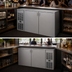 Thumbnail image #3 for Front-Serviced Pass-Thru Low Profile Back Bar Cooler, One Zone, 60 Inch, Two-Section