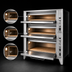 Thumbnail image #3 for Blodgett 981-951 Two-Section Three-Deck Gas Deck Oven with 42 x 32 Inch Deck Interiors
