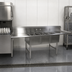 Thumbnail image #3 for John Boos Straight Dishtable/Pot Sink with 3 Compartments, 2 Drainboards, and Left-Side Dish Machine Attachment