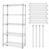 Thumbnail image #3 for Quantum Chrome-Plated Wire Shelving Starter Kit, 48