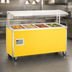 Thumbnail image #3 for Stainless Steel Modular Floor Model Hot/Cold Food Station with 3 Hot Wells and 1 Refrigerated Cold Pan, 74-Inch W x 28-Inch D x 27-Inch H