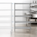 Thumbnail image #3 for Eagle Group 5-Tier Add-On Wire Shelving Unit with QuadTruss Shelves, 30 x 24 x 74 Inches, Stainless Steel Finish