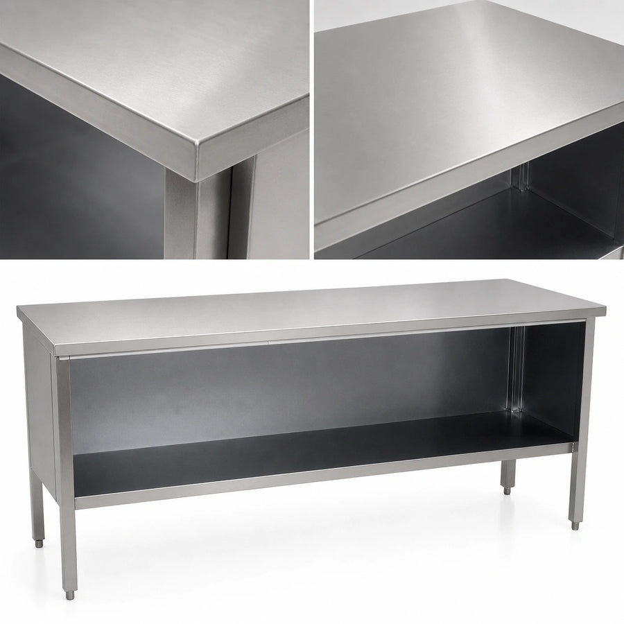 14-Gauge Stainless Steel Flat Top