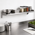 Thumbnail image #3 for Eagle Group Wall-Mounted Stainless Steel Wall Shelf, 96 Inches Wide x 12 Inches Deep, 16 Gauge Type 430