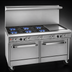 Thumbnail image #3 for Southbend Ultimate 60-Inch Gas Restaurant Range with 4 Pyromax Burners, 24-Inch Griddle, Standard Oven and Cabinet Base