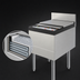 Thumbnail image #3 for Top Shelf TSF Series Full-Depth Freestanding Underbar Ice Bin/Cocktail Unit with 10-Circuit Cold Plate, 18 Inch W x 24 Inch D