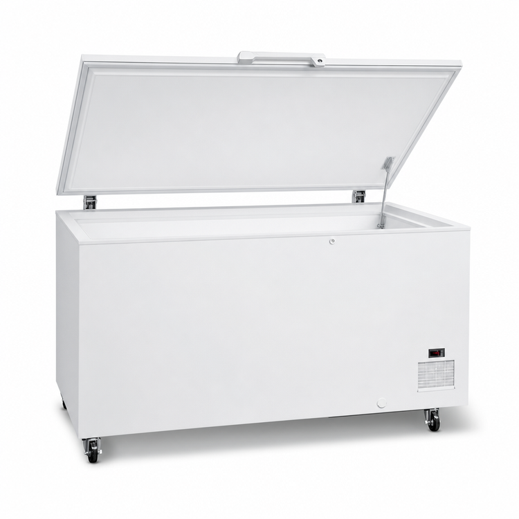 Product image #3 for Accucold Commercial Chest Freezer, 12.8 Cu. Ft., 60-Inch Wide, Solid Lift-Up Lid, White