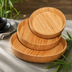 Thumbnail image #3 for 12-Inch Round Bamboo Serving Plate/Tray, Dozen
