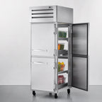 Thumbnail image #3 for True Mfg. - General Foodservice SPEC SERIES STA1RPT-2HS-1S-HC One-Section Pass-Thru Reach-In Refrigerator, 2 Half Front Doors, Rear Door