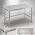 Thumbnail image #3 for Advance Tabco 60-Inch x 24-Inch 14 Gauge 304 Stainless Steel Flat Top Work Table with Galvanized Base