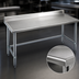 Thumbnail image #3 for Eagle Spec-Master Marine Series 30 x 24 Inch Stainless Steel Work Table with 4-1/2 Inch Backsplash