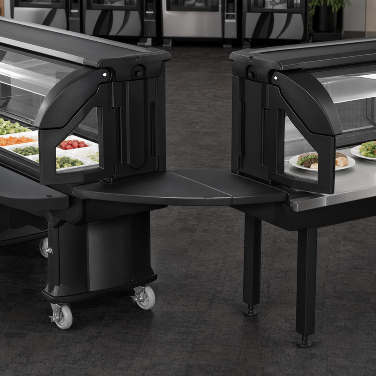 Product image #4 for Cambro Versa Food Bar Straight Connector for Cart to Low-Height Food Bar/Work Table