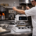 Thumbnail image #3 for Proluxe Endurance X1M Countertop Manual Pizza Dough Press with Heated Upper Platen