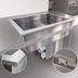 Thumbnail image #3 for Duke CP2-SB Drop-In 2-Pan Refrigerated Cold Food Well with Touchscreen Control