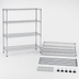 Thumbnail image #3 for Metro Super Erecta 4-Shelf Chrome-Plated Wire Shelving Unit, 60