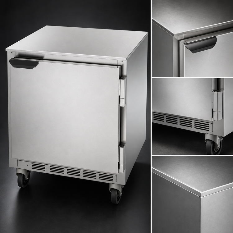 Product image #4 for Beverage-Air UCF27HC Shallow Depth Undercounter Freezer, 1 Section, Solid Door, 27 Inch, 5.24 Cu. Ft.