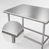 Thumbnail image #3 for Advance Tabco Stainless Steel Work Table, 108-Inch x 36-Inch, 16-Gauge 304 Top, Open Base