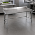 Thumbnail image #3 for Eagle Spec-Master Marine Series Stainless Steel Work Table with 4-1/2-Inch Backsplash, 48 x 36 Inches