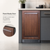 Thumbnail image #3 for Summit Commercial 18-Inch Panel-Ready Undercounter Clear Ice Maker with Stainless Steel Cabinet