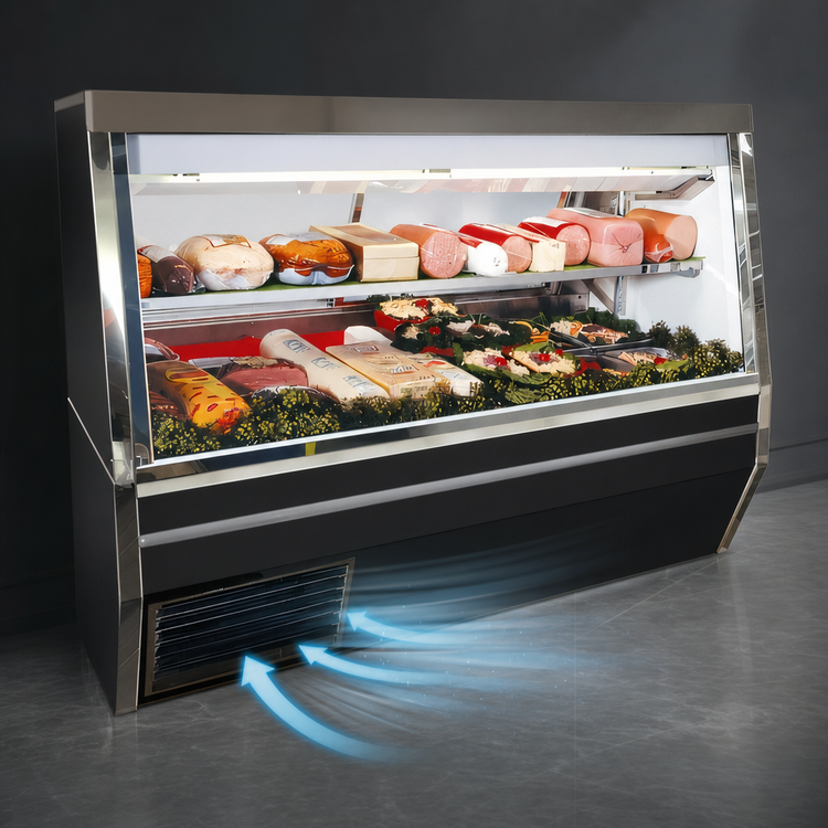 Product image #3 for Howard-McCray 34N Series 144-Inch Double Duty Deli Meat & Cheese Service Case, Self-Contained, LED Shelf Lighting
