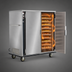Thumbnail image #3 for FWE UHS-20 Mobile Stainless Steel Humidified Heated Holding Transport Cabinet with 20 Universal Tray Slides