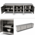 Thumbnail image #3 for John Boos Stainless Steel Enclosed Work Table with Cabinet Base and 3 Hinged Door Sets, 144 x 30 Inches
