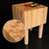 Thumbnail image #3 for John Boos Boos Block AA06 Professional End Grain Maple Butcher Block Work Table, 40