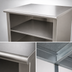 Thumbnail image #3 for Advance Tabco Special Value Series 72 Inch x 24 Inch Economy Open Base Work Table with Mid-Shelf, Flat Top