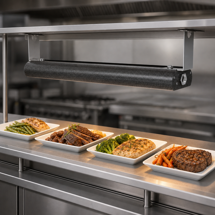 Product image #3 for Vollrath 54-Inch Single-Strip Low Profile Unlighted Heat Lamp